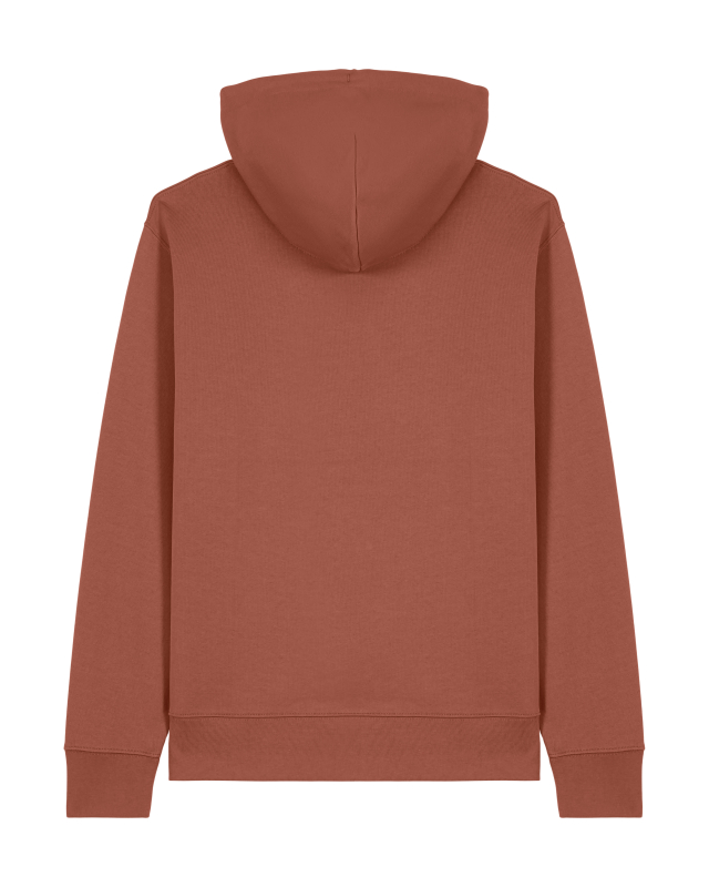Unisex Hoodie „Der Zweig“ Heritage Brown – Bio-Baumwolle, Fair Wear, Minimalistisch, Nachhaltig